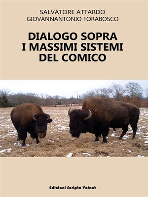cover image of Dialogo sopra i massimi sistemi del comico